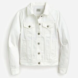 J. Crew White Jean Jacket